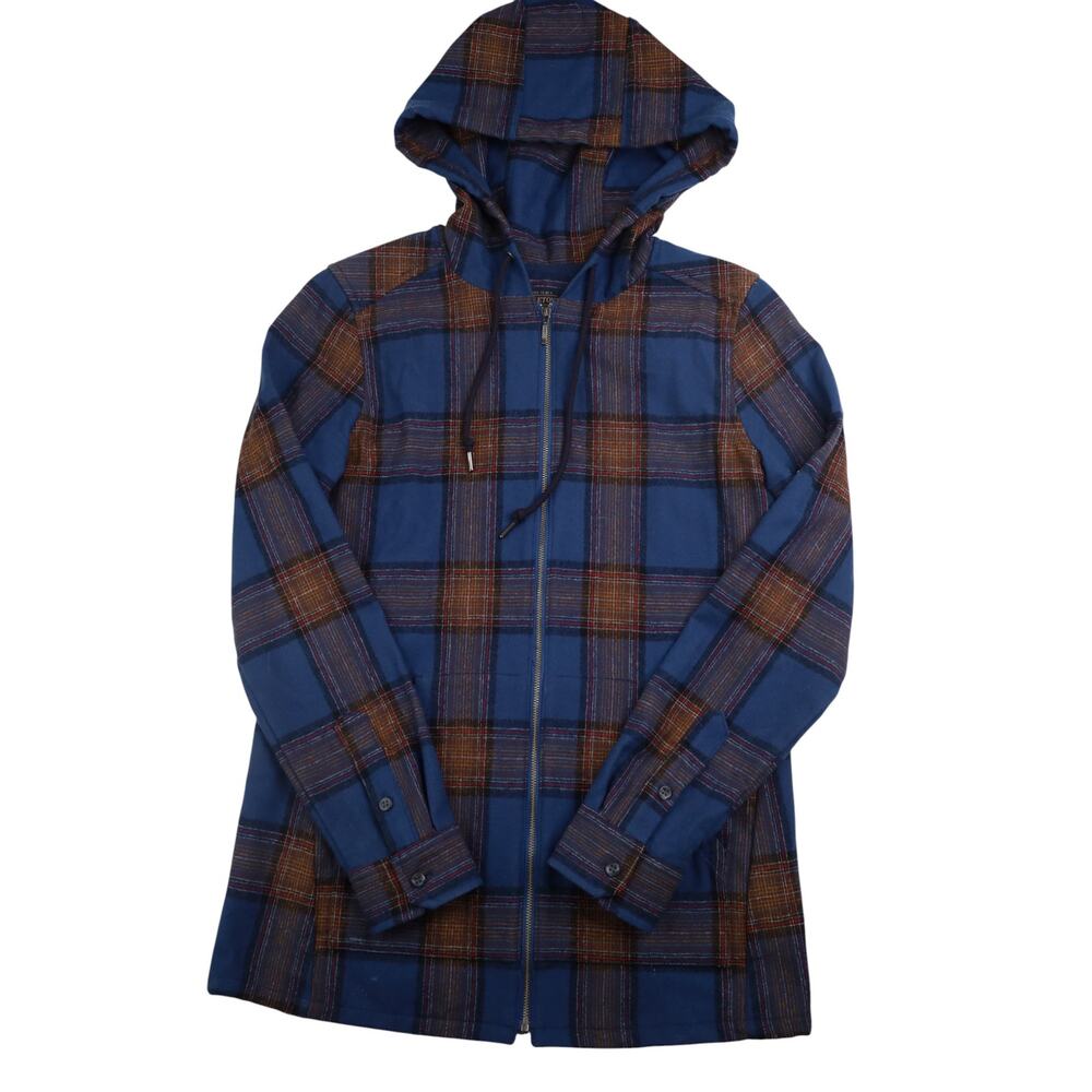 Pendleton %100 Wool Plaid Hoodie
